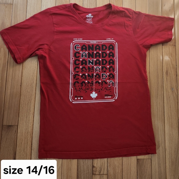 Youth  Graphic T-Shirts - Red, Black, Gray Bundle Cotton Size 14-16. - Picture 5 of 5